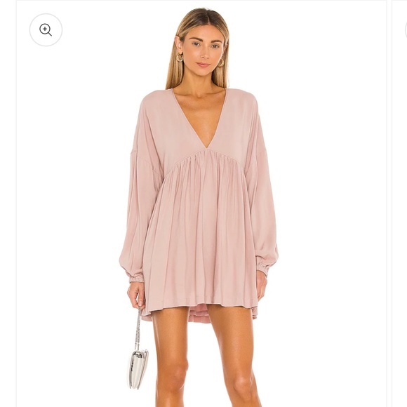 Tularosa Lara Tunic Dress - Size S, Light Mauve - Picture 1 of 3